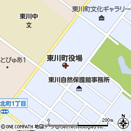北海道東川町（上川郡）周辺の地図
