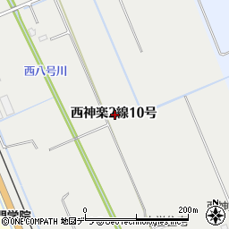 北海道旭川市西神楽２線１０号周辺の地図