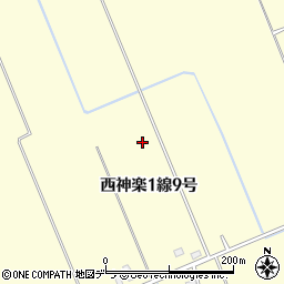 北海道旭川市西神楽１線９号周辺の地図
