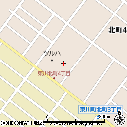 コメリハード＆グリーン東川店周辺の地図