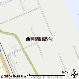北海道旭川市西神楽２線９号周辺の地図