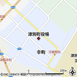 北海道網走郡津別町周辺の地図