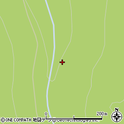 ペーパン第二支線川周辺の地図