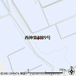 北海道旭川市西神楽３線９号周辺の地図