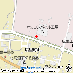 株式会社ホッコン　広里パイル工場周辺の地図