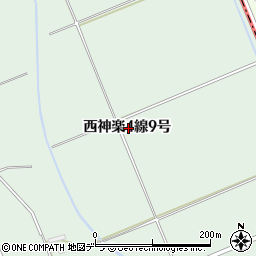 北海道旭川市西神楽４線９号周辺の地図