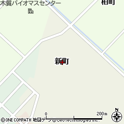北海道網走郡津別町新町周辺の地図