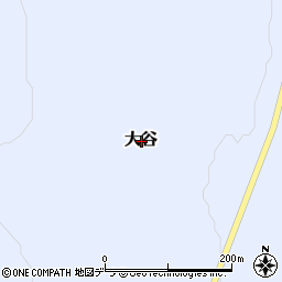 北海道常呂郡訓子府町大谷周辺の地図