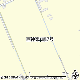 北海道旭川市西神楽１線７号周辺の地図