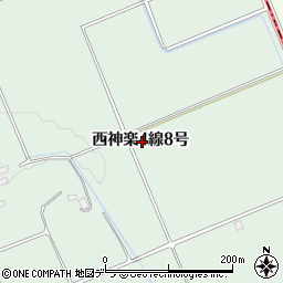 北海道旭川市西神楽４線８号周辺の地図
