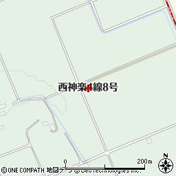 北海道旭川市西神楽４線（８号）周辺の地図