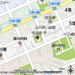 本成寺　葬儀会場周辺の地図