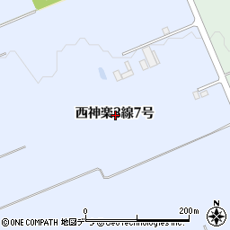 北海道旭川市西神楽３線７号周辺の地図