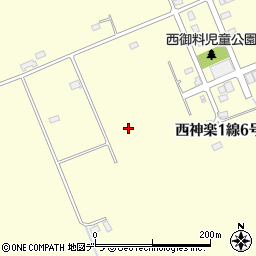 北海道旭川市西神楽１線６号周辺の地図