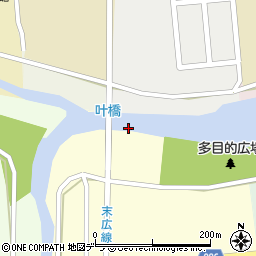叶橋周辺の地図