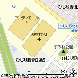 北洋銀行ベストム東神楽店 ＡＴＭ周辺の地図