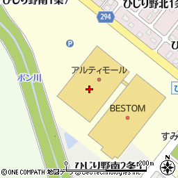 おかしのたにぽん　東神楽店周辺の地図