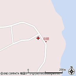 標津忠類簡易郵便局周辺の地図