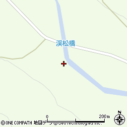 渓松橋周辺の地図