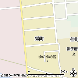 訓子府町役場建設課　作業詰所周辺の地図