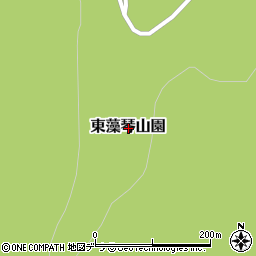 北海道網走郡大空町東藻琴山園周辺の地図
