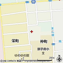 北海道常呂郡訓子府町仲町54周辺の地図