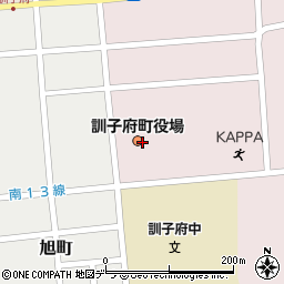 北海道常呂郡訓子府町周辺の地図