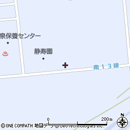 訓子府町役場　屋内ゲートボール場周辺の地図