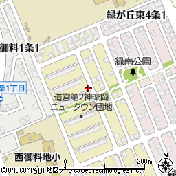 北海道旭川市緑が丘東５条1丁目周辺の地図