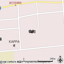 北海道常呂郡訓子府町東町周辺の地図