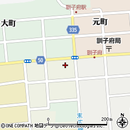 北海道常呂郡訓子府町仲町3-1周辺の地図