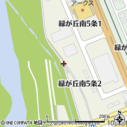 北海道旭川市緑が丘南５条周辺の地図
