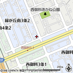北海道旭川市緑が丘南３条2丁目2-9周辺の地図