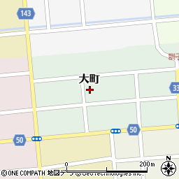 北海道訓子府町（常呂郡）大町周辺の地図