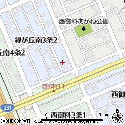 北海道旭川市緑が丘南３条2丁目2-14周辺の地図