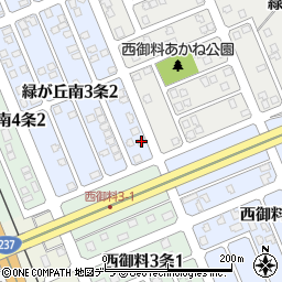 北海道旭川市緑が丘南３条2丁目2-8周辺の地図
