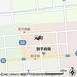 北海道常呂郡訓子府町元町周辺の地図