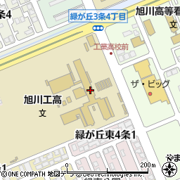 北海道旭川工業高等学校　同窓会事務局周辺の地図