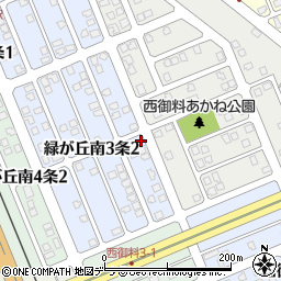 北海道旭川市緑が丘南３条2丁目2-22周辺の地図