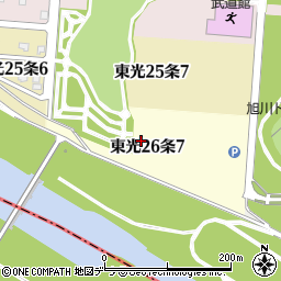 北海道旭川市東光２６条周辺の地図