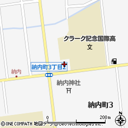 納内郵便局 ＡＴＭ周辺の地図