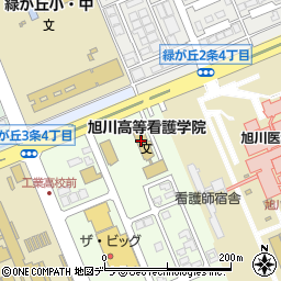 北海道立旭川高等看護学院地域看護学科講師室周辺の地図