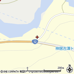 神居古潭公衆トイレ周辺の地図
