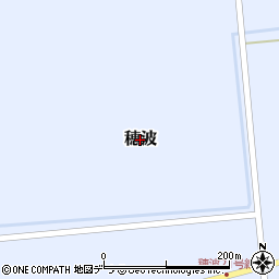 北海道訓子府町（常呂郡）穂波周辺の地図