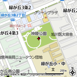 神陵公園周辺の地図