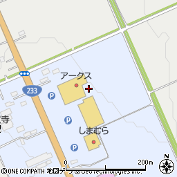 株式会社道北アークススーパーアークス深川店周辺の地図