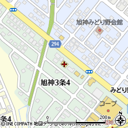 もち吉旭川店周辺の地図