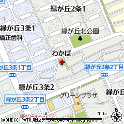 旭川宝田学園わかば幼稚園周辺の地図