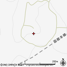 神居岩周辺の地図