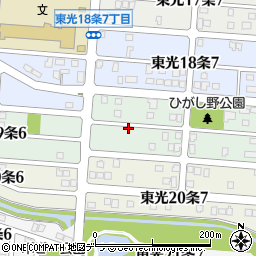 北海道旭川市東光１９条周辺の地図